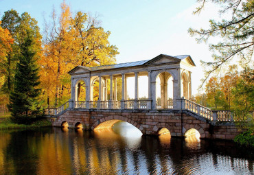 ЭКСКУРСИЯ В ПУШКИН (ЦАРСКОЕ СЕЛО). ЕКАТЕРИНИНСКИЙ ДВОРЕЦ, ПАРК, ЯНТАРНАЯ КОМНАТА