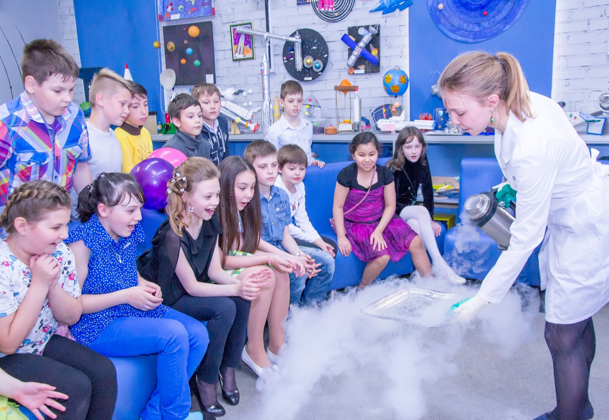 Шоу с жидким азотом и крио мороженым