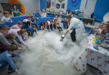 Шоу с жидким азотом и крио мороженым