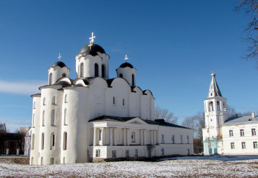 Русская зима в Великом Новгороде