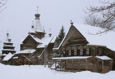 Русская зима в Великом Новгороде