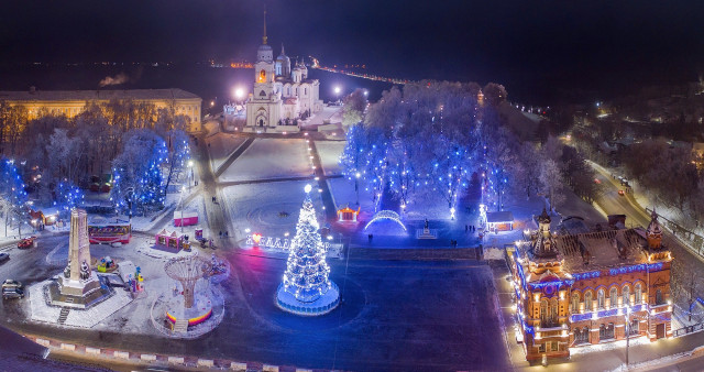 Новогоднее приключение. Москва - Переславль-Залесский – Ярославль – Кострома – Сумароково – Владимир – Суздаль.