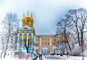 Новогодний Санкт-Петербург. Санкт-Петербург - Пушкин.