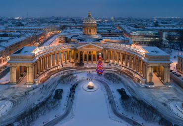 Новогодняя мозаика. Санкт-Петербург - Петергоф - Пушкин.