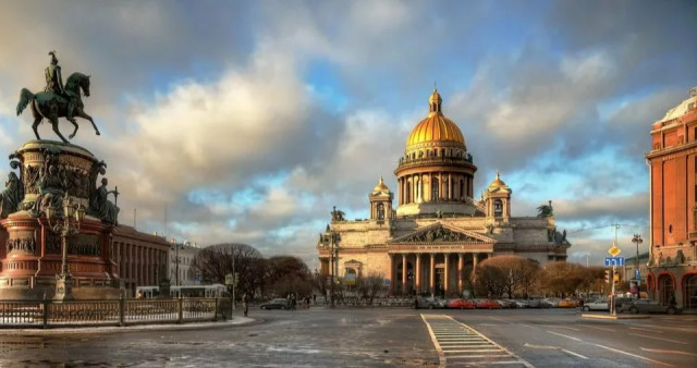 К дню Защитника Отечества. Санкт-Петербург - Стрельна - Петергоф