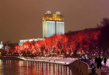 По сказочным крышам новогодней Москвы. Москва