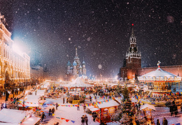 Новогодняя экспедиция по сказочным "Крышам" Москвы.