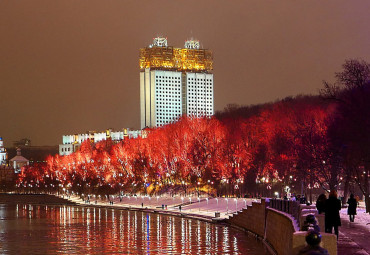 Новогодняя экспедиция по сказочным "Крышам" Москвы.