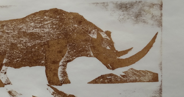 Мастер-класс в технике высокой печати на офортном станке