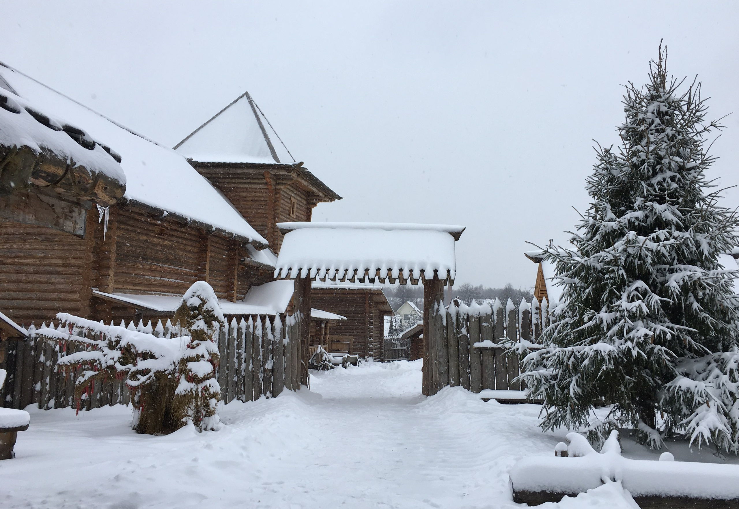 Усадьба средневекового рушанина