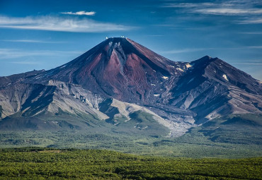 Вулкан Авачинский (гора Верблюд). Петропавловск-камчатский.