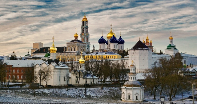 Новый год в Сергиевом Посаде. Москва - Сергиев Посад.