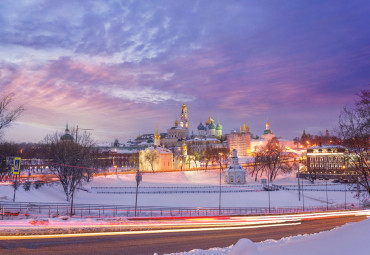 Новый год в Сергиевом Посаде. Москва - Сергиев Посад.