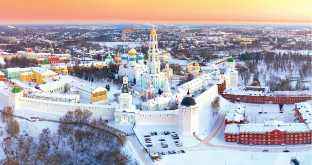 Новый год в Сергиевом Посаде. Москва - Сергиев Посад.