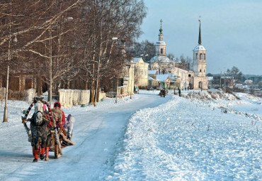 Новогодние каникулы в Великом Устюге. Котлас Южный - Великий Устюг.