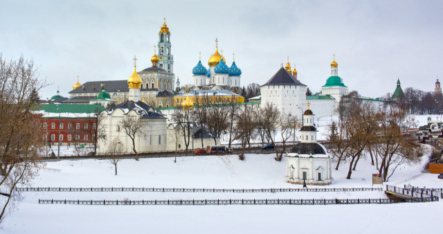 Новый год в Сергиевом Посаде. Москва - Сергиев Посад - Хотьково.