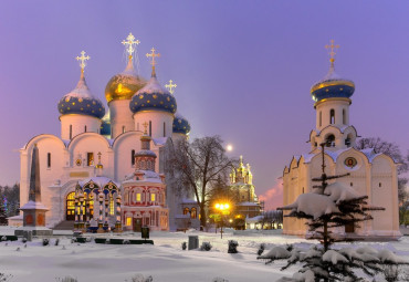 Новый год в Сергиевом Посаде. Москва - Сергиев Посад - Хотьково.