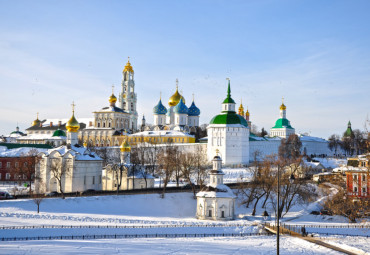 Новый год в Сергиевом Посаде. Москва - Сергиев Посад - Хотьково.