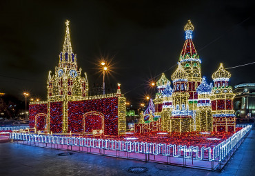 Огни новогодней столицы. Автобусная экскурсия по Москве.