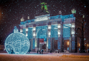 Новый год в Москве.