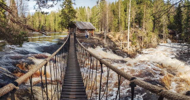 Карелия - Праздничный ноябрь. Петрозаводск - д. Киндасово  - д. Нижняя Салма - Чална - Рускеала - Кивач - Петрозаводск