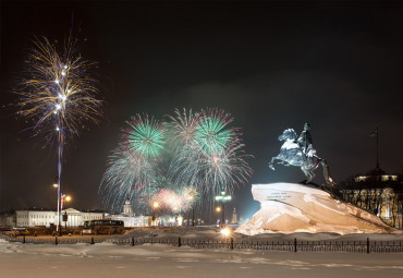 Елки в большом городе, Новый год в Санкт Петербурге. Кронштадт - Петергоф.