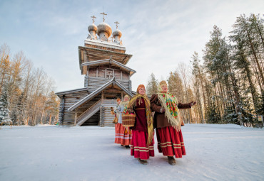 "Встреча Нового года в Архангельске". Архангельск ‒ Северодвинск - Малые Карелы - Рикасово - Антониево-Сийский Монастырь.