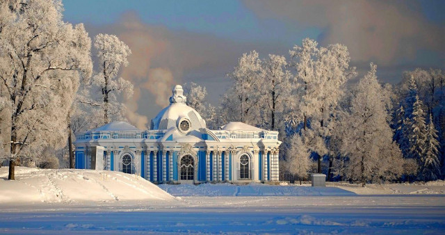 Однажды зимой в Санкт-Петербурге. Петергоф - Пушкин.