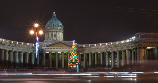 Новый год в Санкт-Петербурге. Москва - Павловск.