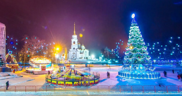 Новый год во Владимире. Москва - Суздаль.