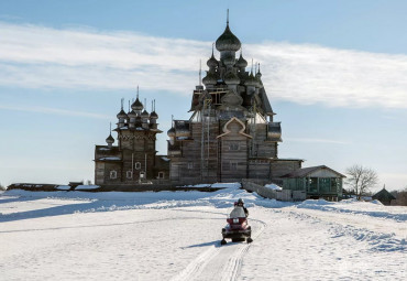 Сафари на снегоходах на Кижи. Петрозаводск.