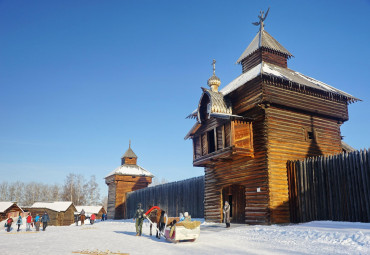 Новогодний тур «Гуляния на Байкале». Иркутск - Листвянка - Тальцы.