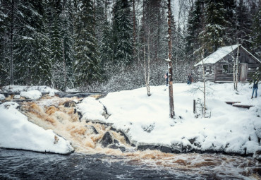 Выходные в Карелии зимой. Петрозаводск - Водопад Кивач - Рускеала - Сортавала