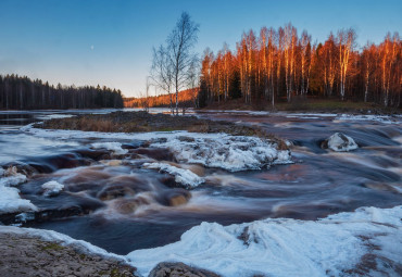 8 марта в Карелии. Петрозаводск - Кивач - Кижи - Рускеала - Сортавала.