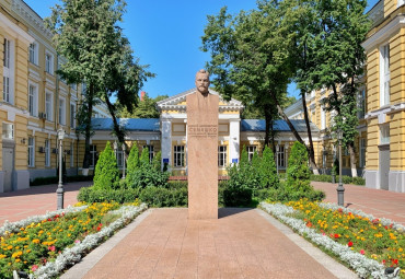 Девичьим полем в Новодевичью обитель. Москва.