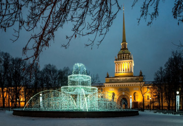 Рождественский Петербург, 3 дня. Санкт-Петербург - Петергоф - Кронштадт.