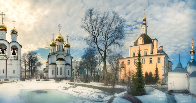 Новый год в Переславле-Залесском (на автобусе). Москва - Сергиев Посад.