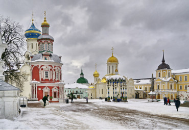 Новый год в Переславле-Залесском (на автобусе). Москва - Сергиев Посад.