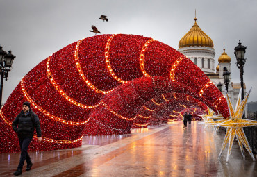 В Москву на новый год.