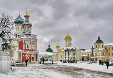 Новый год в Сергиевом Посаде.  Москва - Сергиев Посад - д/о Хотьково.