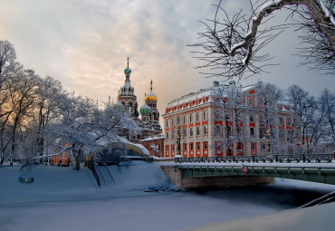 Новогодняя мозаика. Санкт-Петербург - Пушкин - Петергоф.