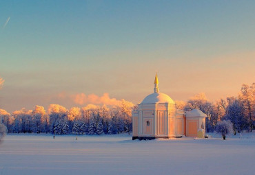 Новогодняя мозаика. Санкт-Петербург - Пушкин - Петергоф.