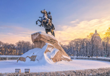 Однажды зимой в Санкт-Петербурге. Пушкин - Петергоф.