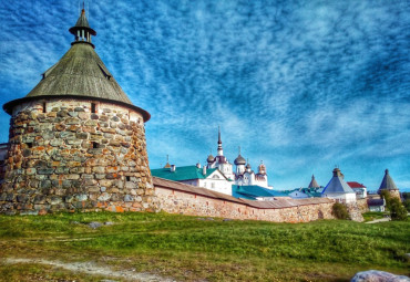 Соловки для туристов из Санкт-Петербурга 2 дня. Кемь - Рабочеостровск - Соловецкий.