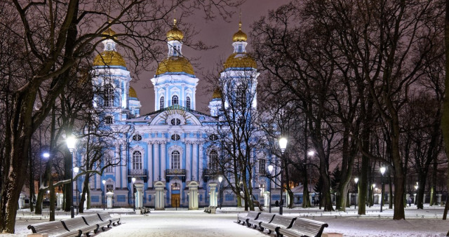 Однажды зимой в Санкт-Петербурге. Пушкин - Петергоф.