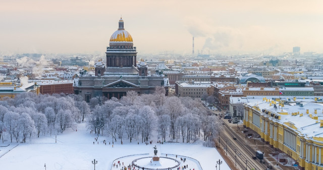 Романтика зимнего Петербурга. Петергоф - Павловск.