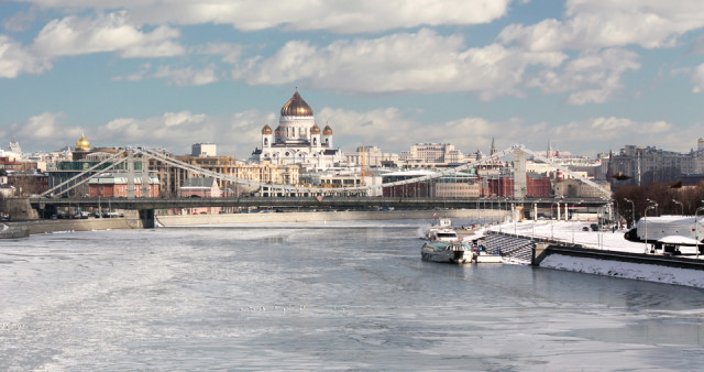 Новогодний сюжет. Москва.