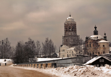 Новый год в уездном городе Вельске. Заручевская - Хорошевская - Пежма.