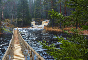 Карельские пейзажи на Ретро-поезде. Санкт-Петербург - Сортавала - Рускеала - Хелюля - Харлу - Рауталахти - Лахденпохья.