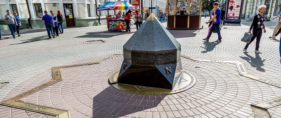 Центральный нулевой меридиан Казани